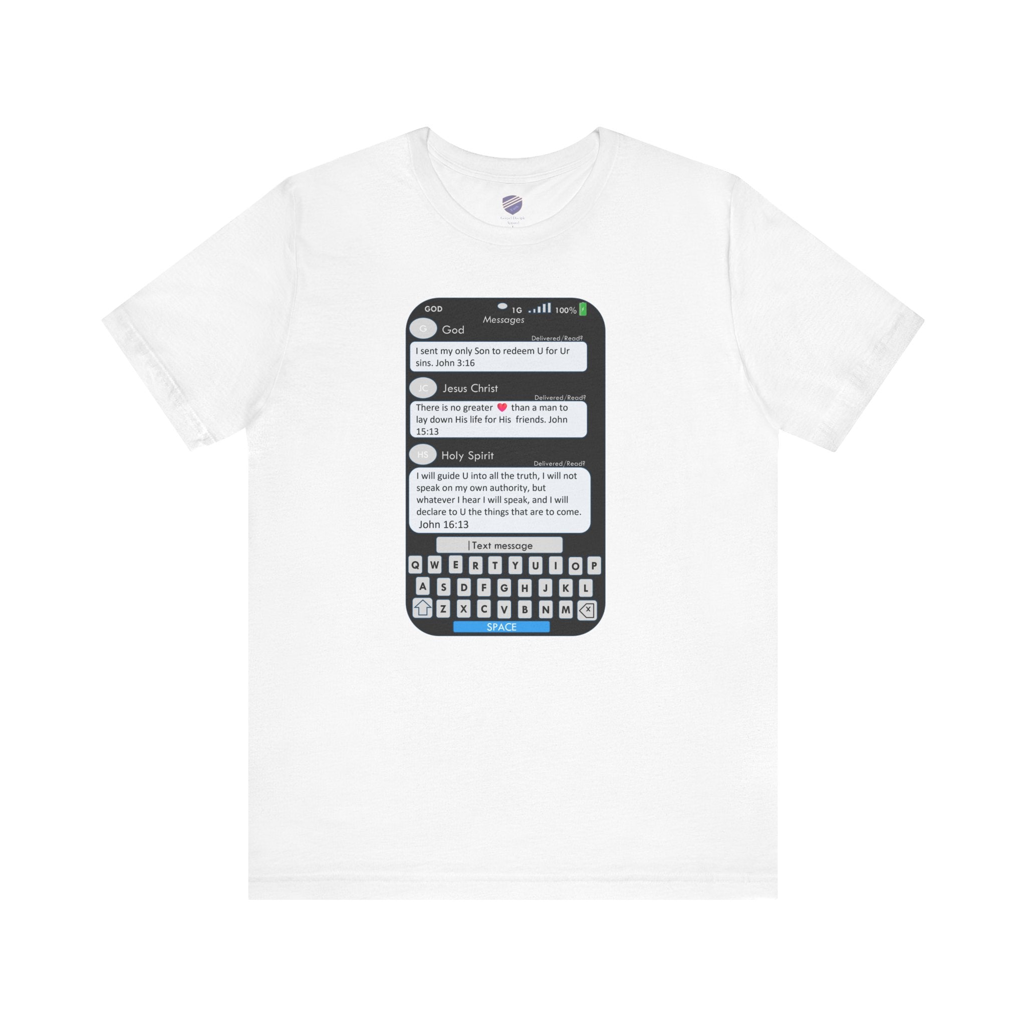 Text Message - Faith - Inspired Unisex Jersey Tee – Gospel 