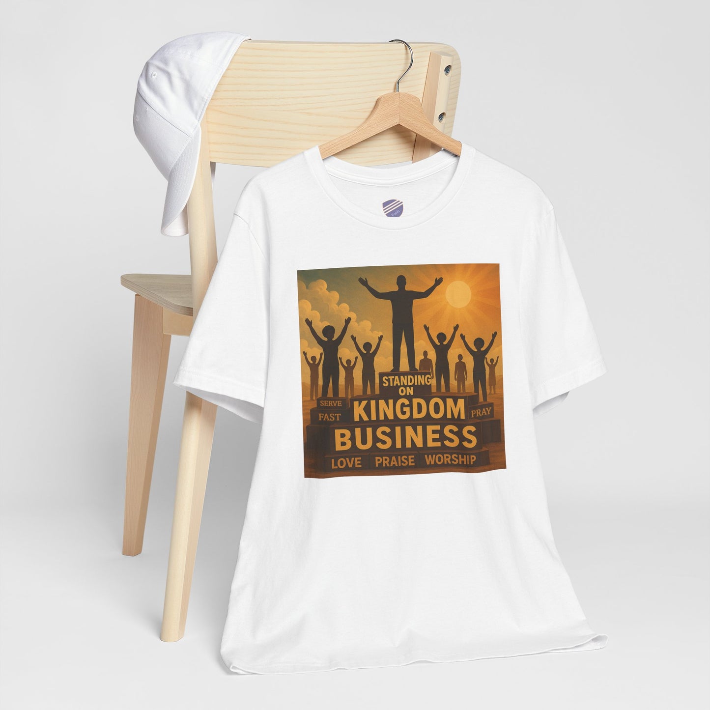 Kingdom Business - Faith - Inspired Unisex Jersey Short Sleeve Shirt