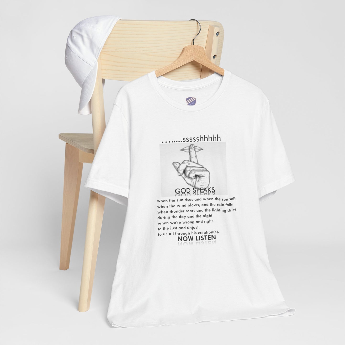 God Speaks - Faith - Inspired Unisex Jersey Tee