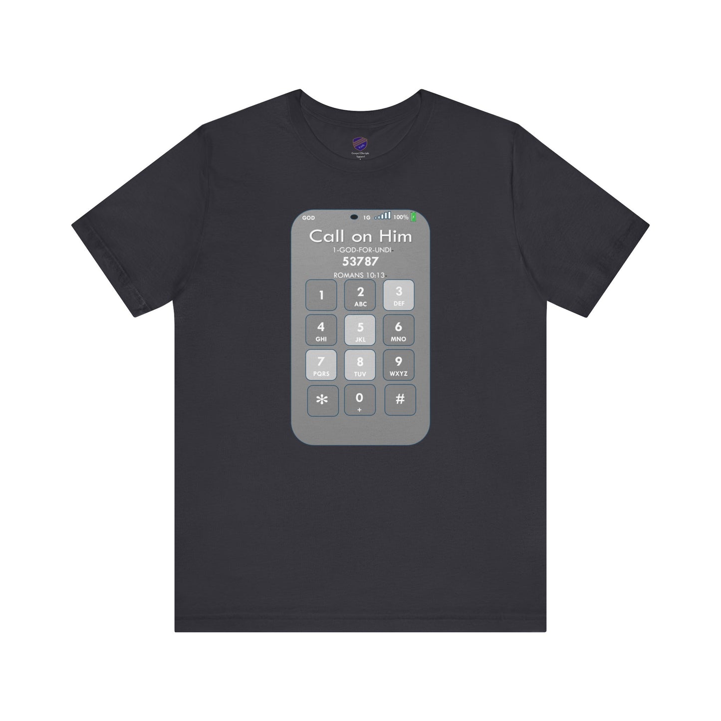 Call on Him - Faith - Inspired Jersey Short Sleeve Shirt
