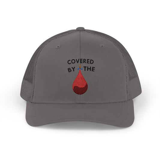 Covered by the Blood - Faith - Inspired - Snapback Trucker Cap