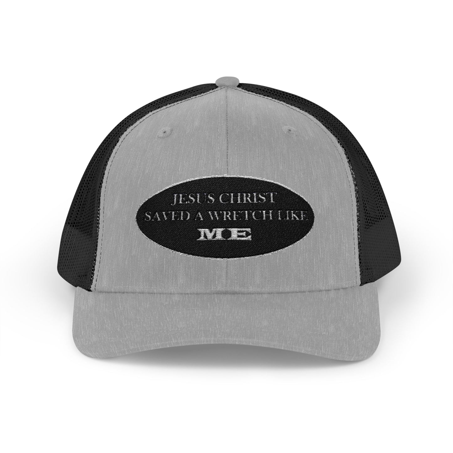 Saved Me (B&W) - Faith - Inspired Snapback Trucker Cap
