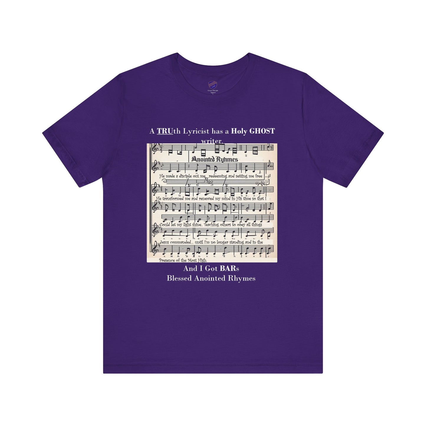 BARs - Blessed Anointed Rhymes - Faith - Inspired Jersey Short Sleeve Shirt