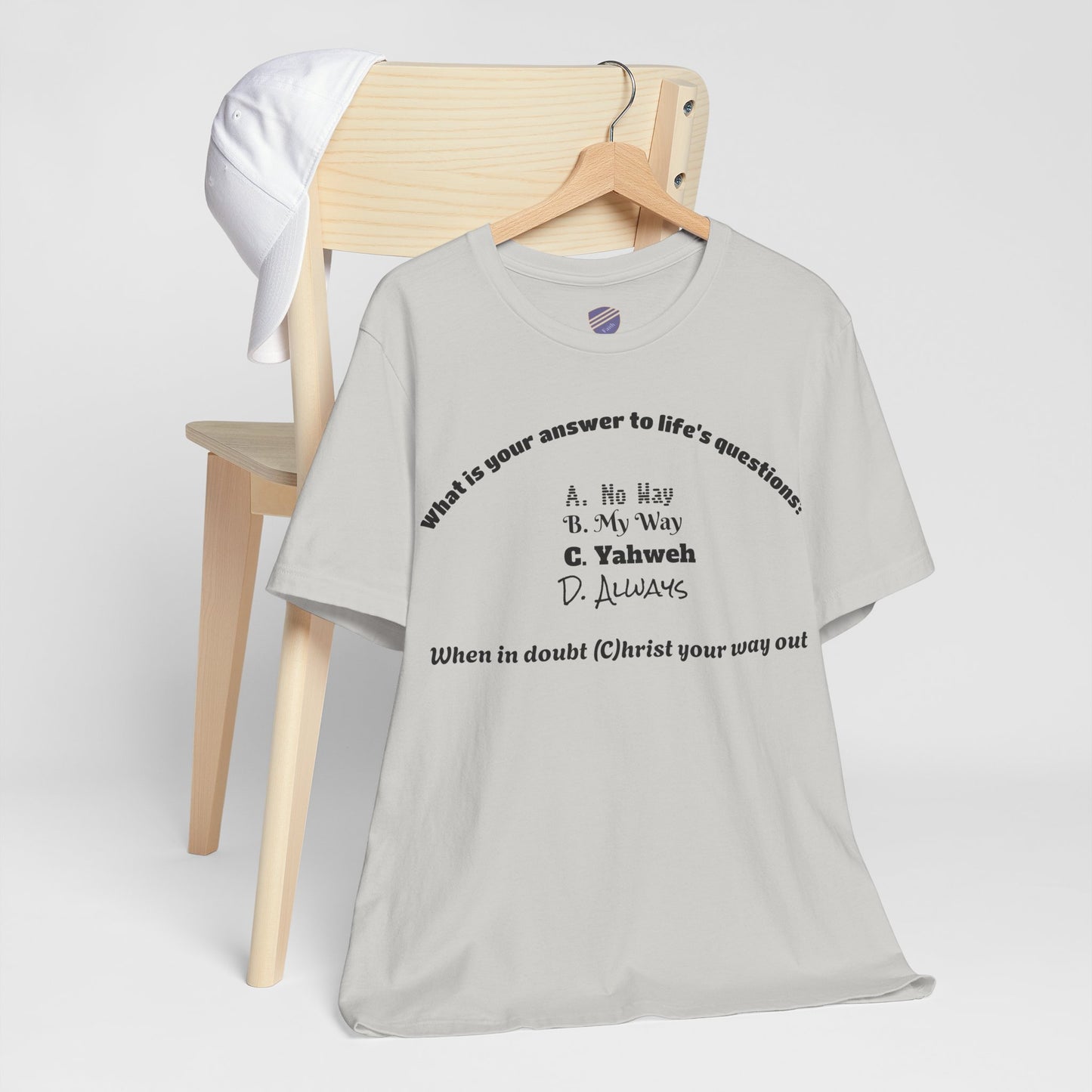The Answer - Faith - Inspired Unisex Short Sleeve Top