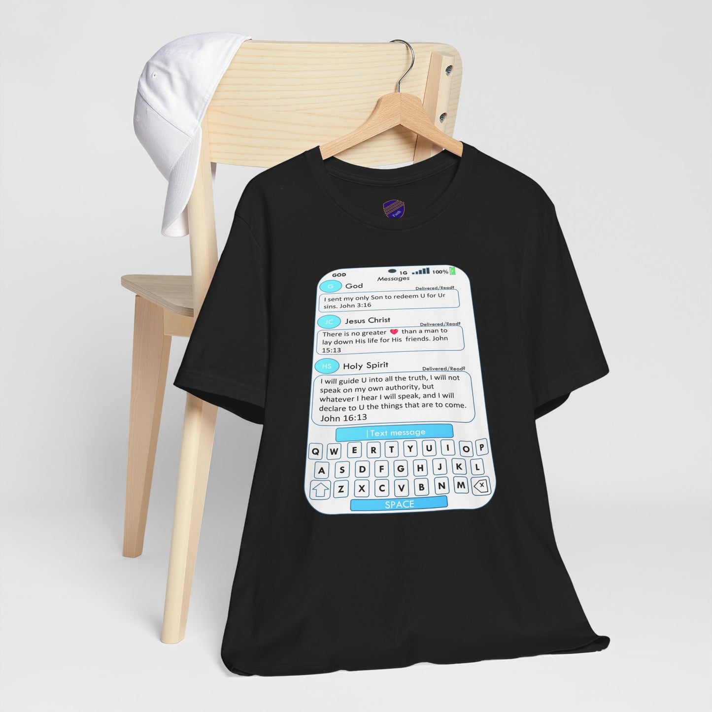 Text Message - Faith - Inspired Unisex Jersey Tee