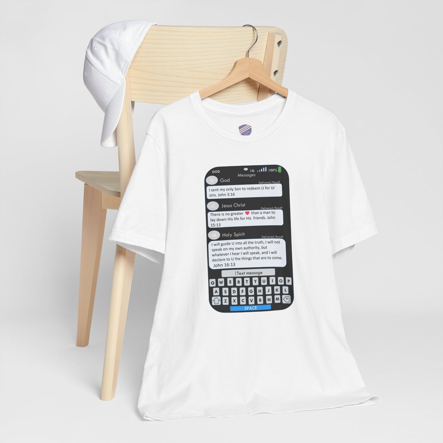 Text Message - Faith - Inspired Unisex Jersey Tee