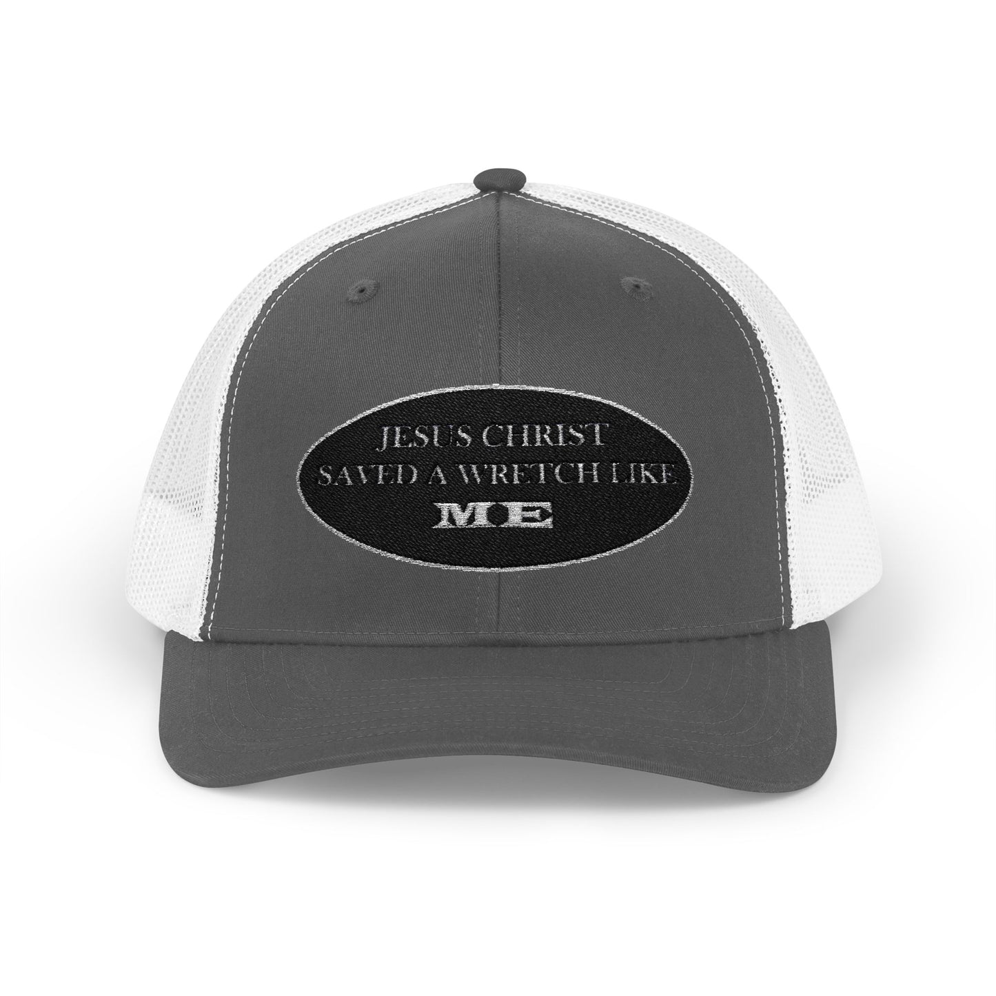 Saved Me (B&W) - Faith - Inspired Snapback Trucker Cap