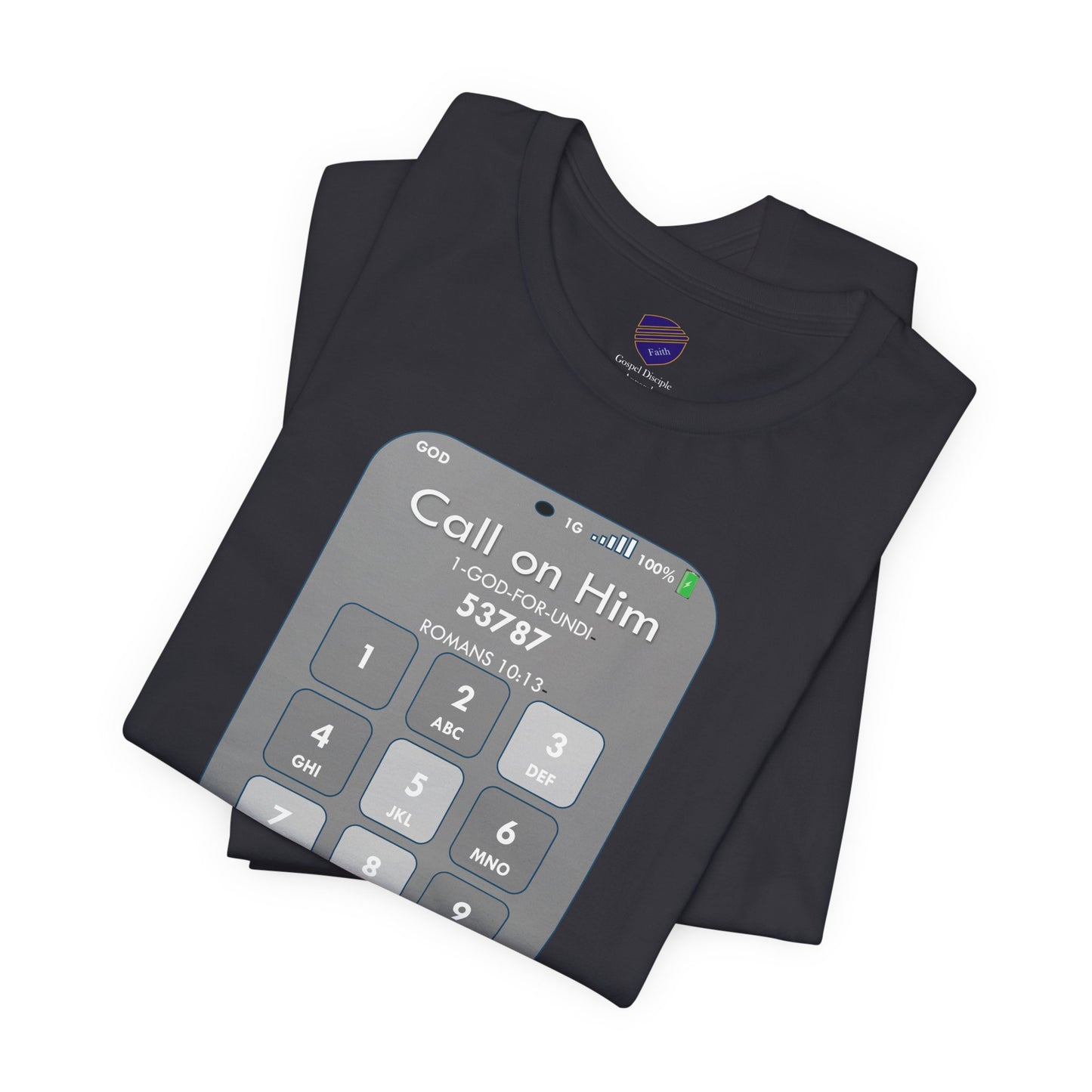 Call on Him - Faith - Inspired Jersey Short Sleeve Shirt