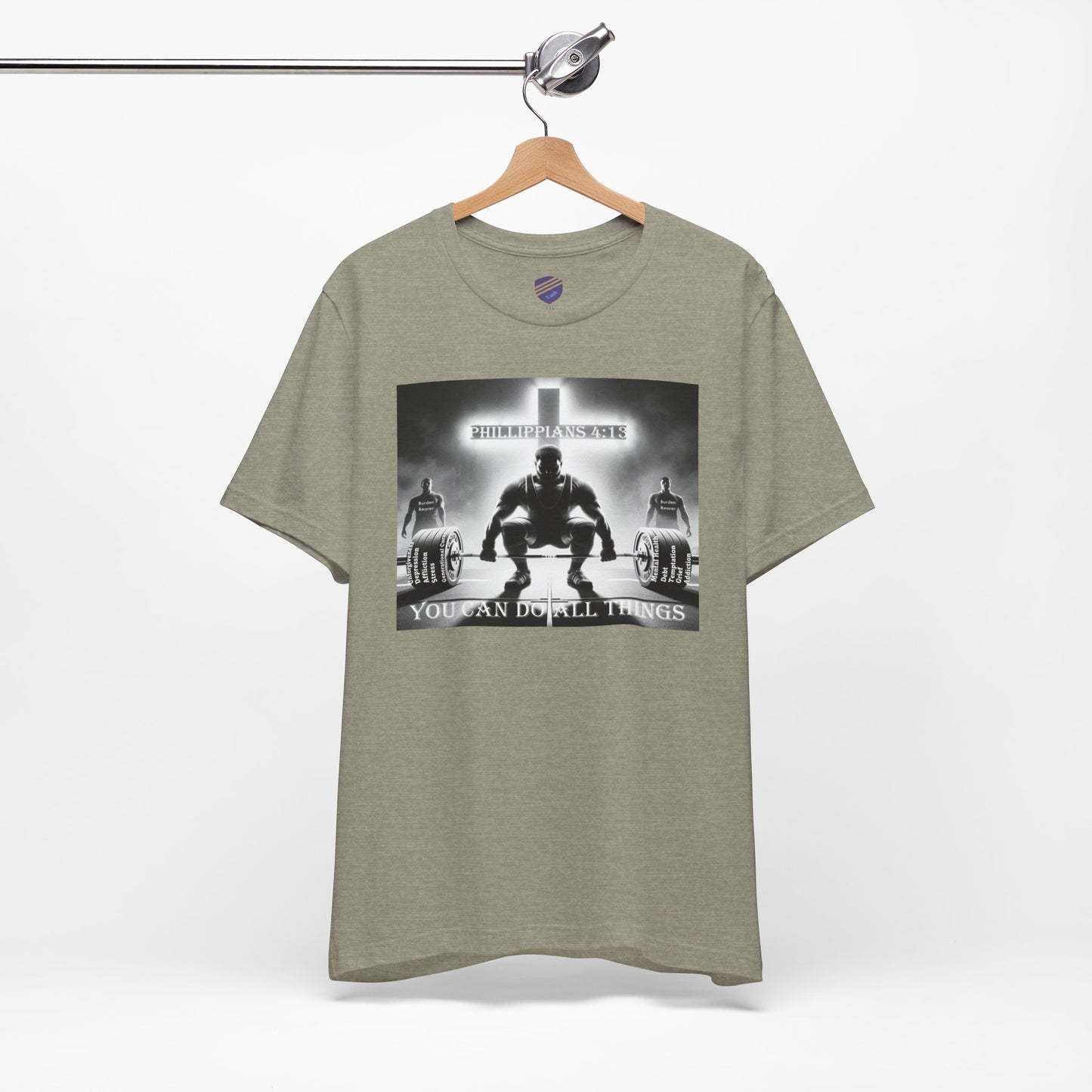 Can Do Strength - Faith - Inspired T-Shirt with Motivational Design