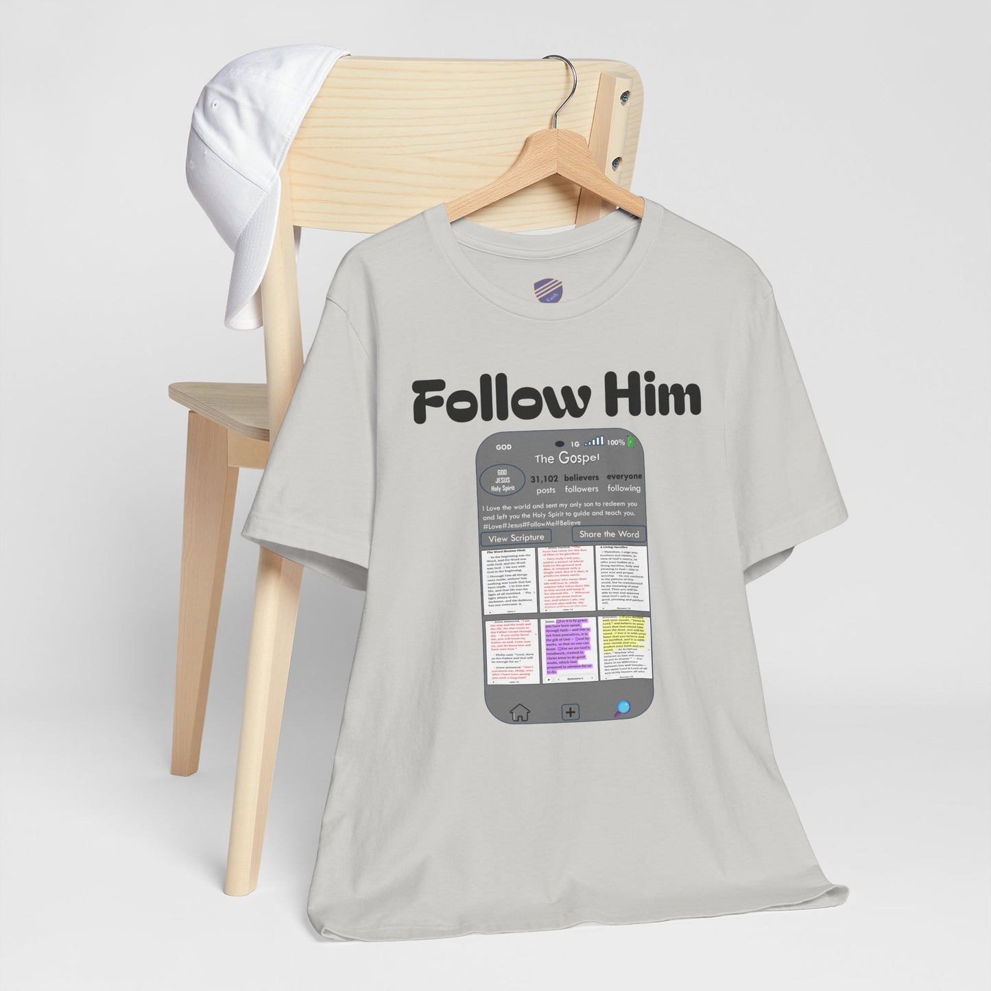 Follow Him - Faith - Inspired Unisex Tee