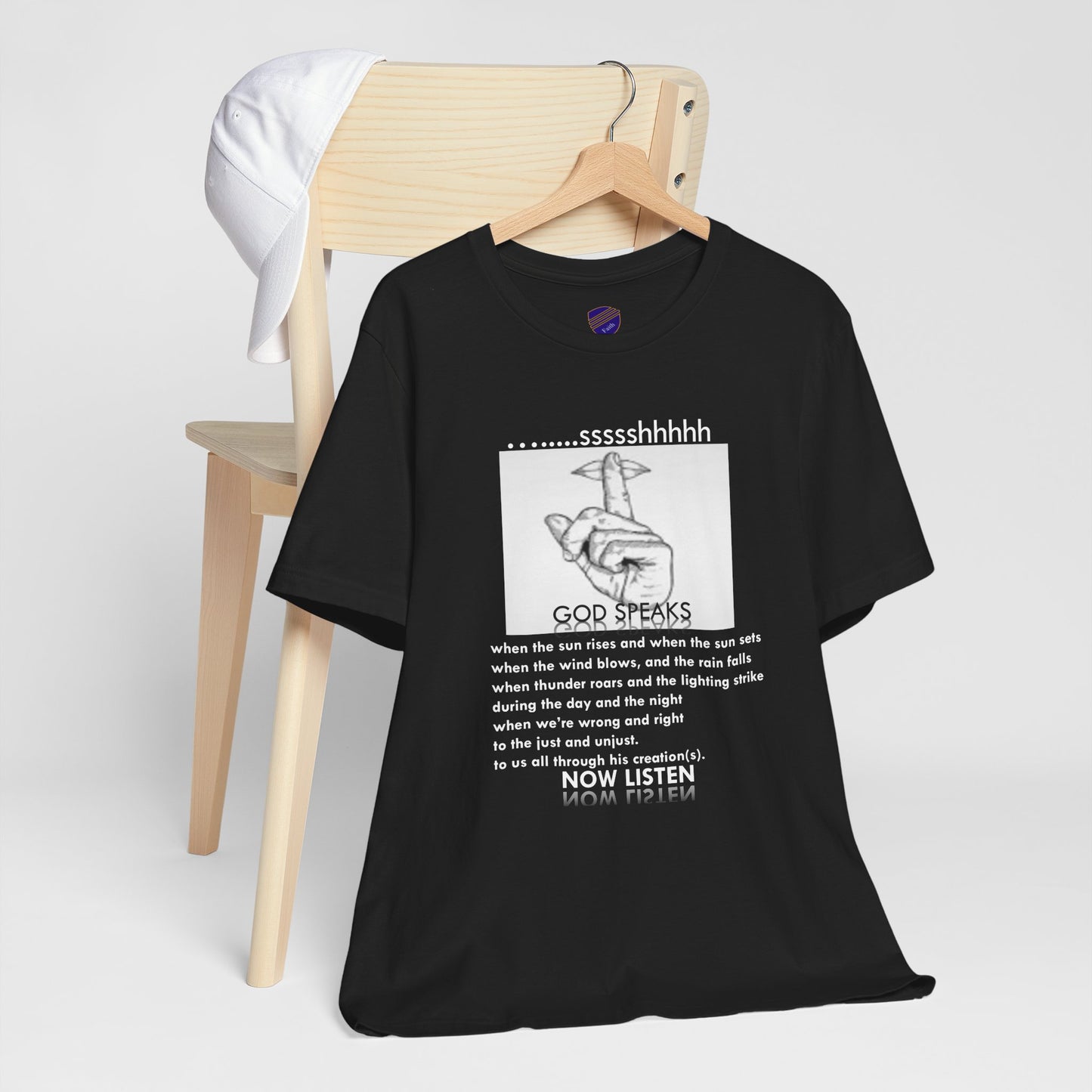 God Speaks - Faith - Inspired Unisex Jersey Tee