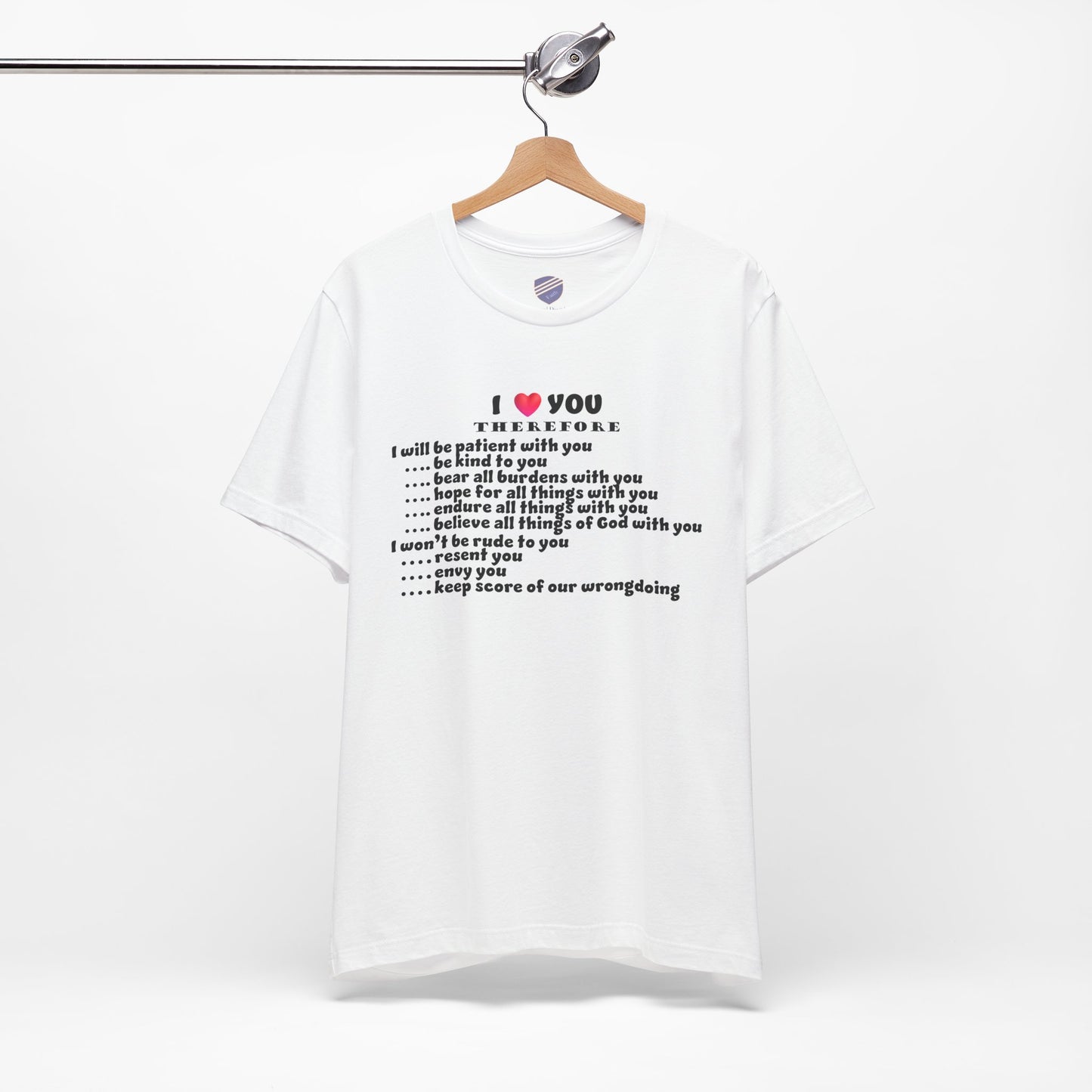 Love - Faith - Inspired Unisex Jersey Short Sleeve Tee