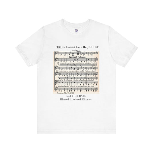 BARs - Blessed Anointed Rhymes - Faith - Inspired Jersey Short Sleeve Shirt