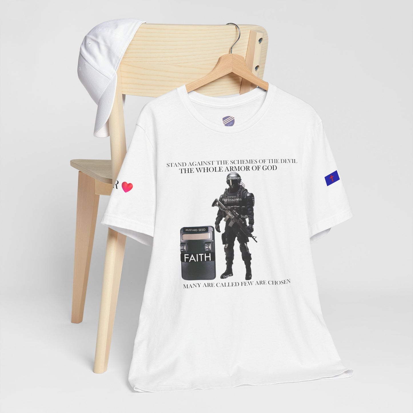 Full Armor of God - Faith - Inspired Unisex Jersey Tee