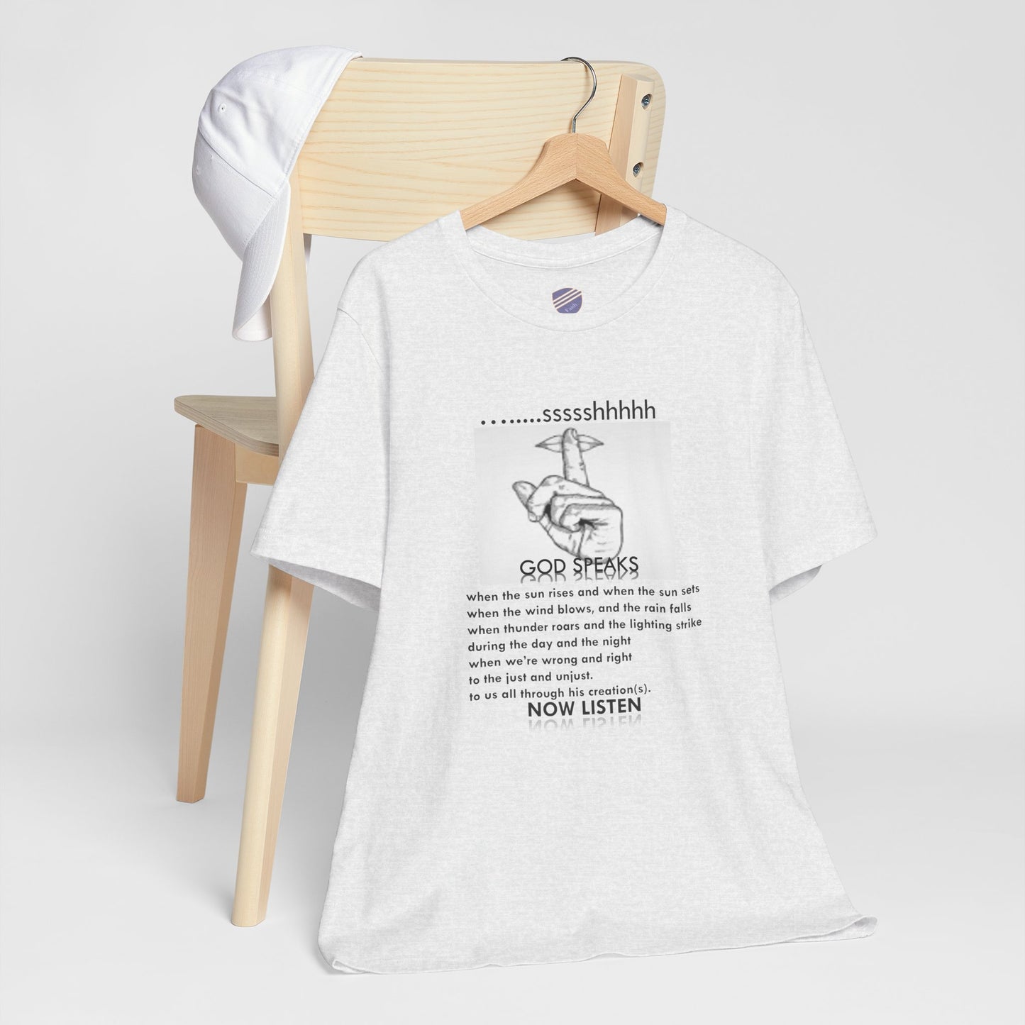 God Speaks - Faith - Inspired Unisex Jersey Tee