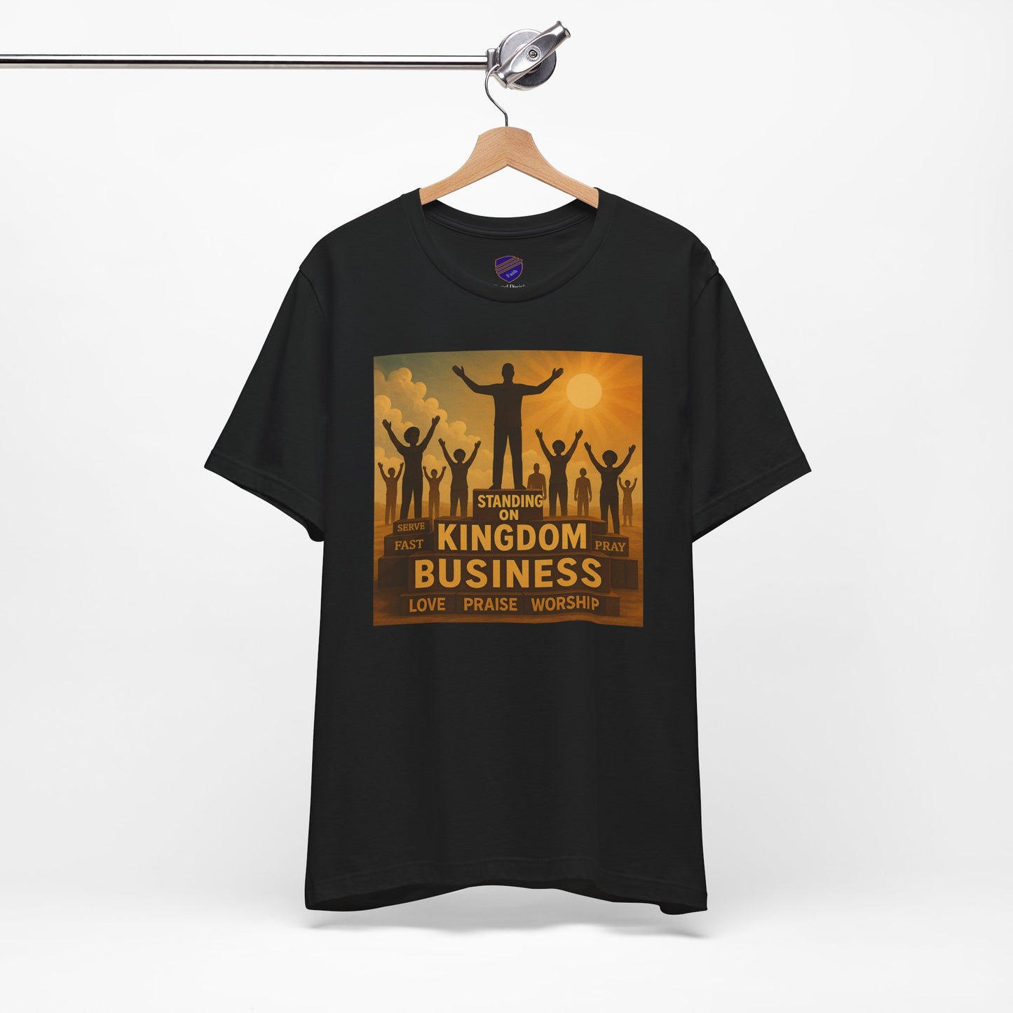 Kingdom Business - Faith - Inspired Unisex Jersey Short Sleeve Shirt