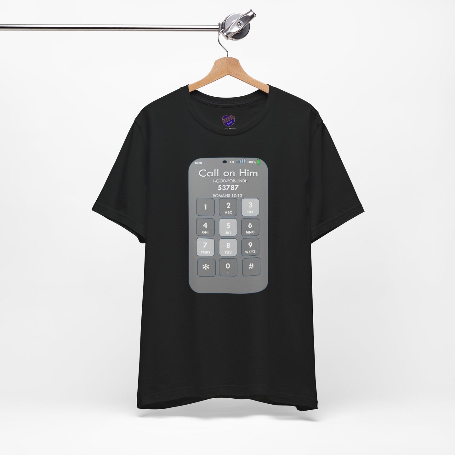 Call on Him - Faith - Inspired Jersey Short Sleeve Shirt