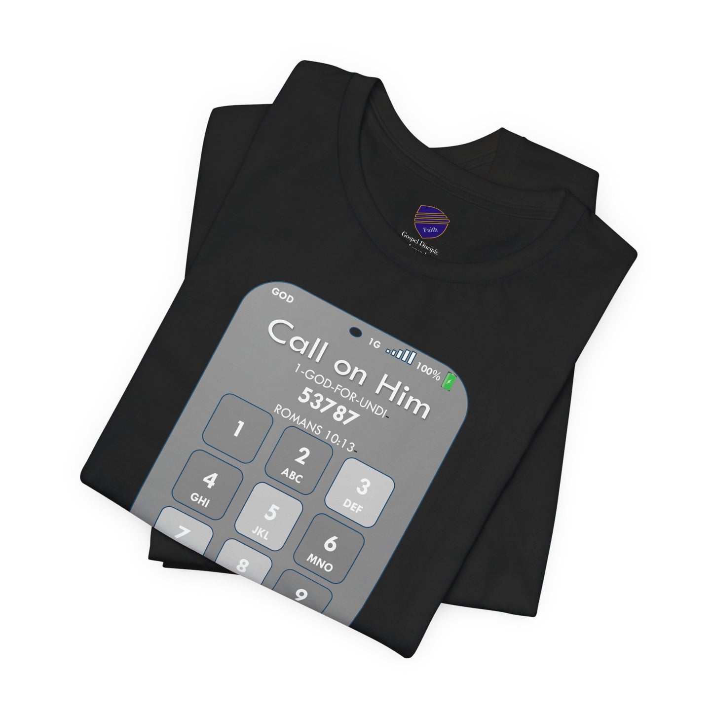 Call on Him - Faith - Inspired Jersey Short Sleeve Shirt