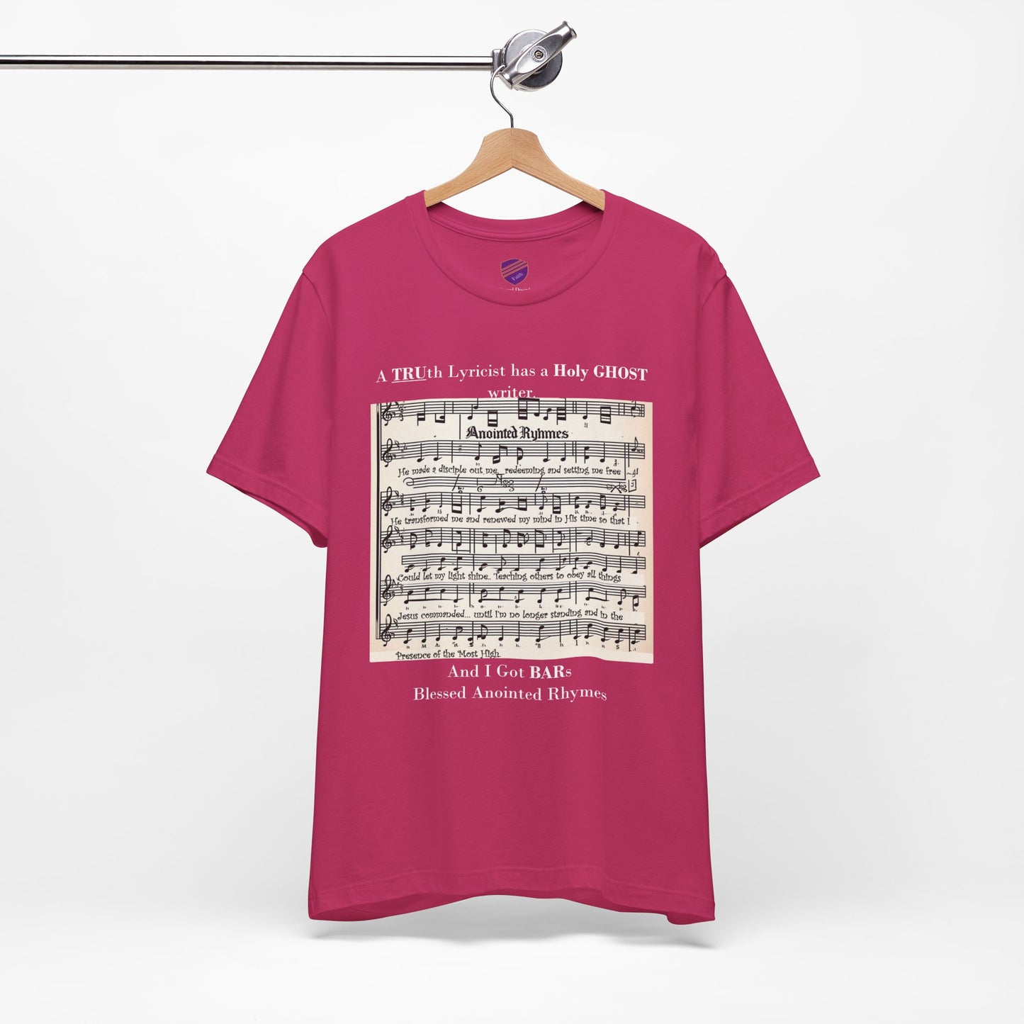 BARs - Blessed Anointed Rhymes - Faith - Inspired Jersey Short Sleeve Shirt