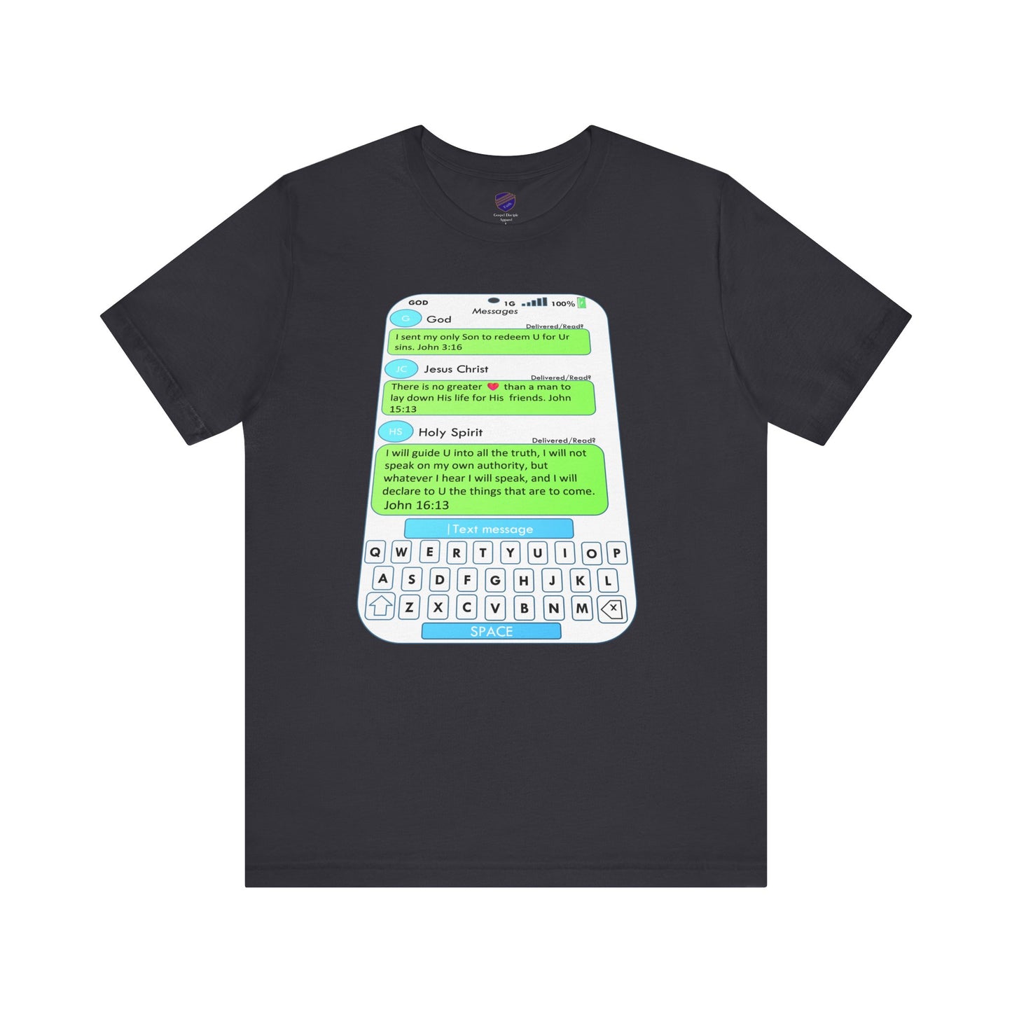 Text Message - Faith - Inspired Unisex Jersey Tee