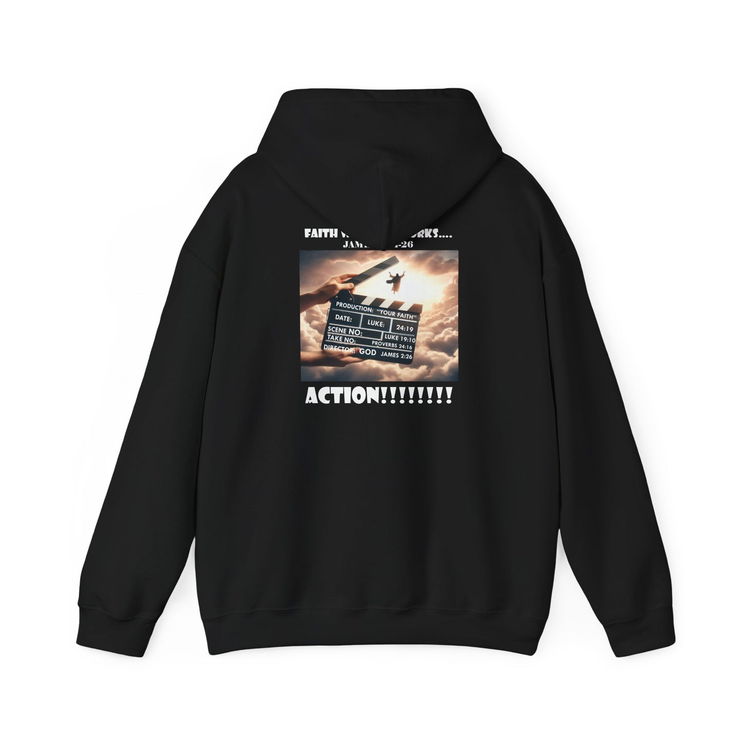 Put In the Work - Faith - Inspired Unisex Heavy Blend Hooded Pullover