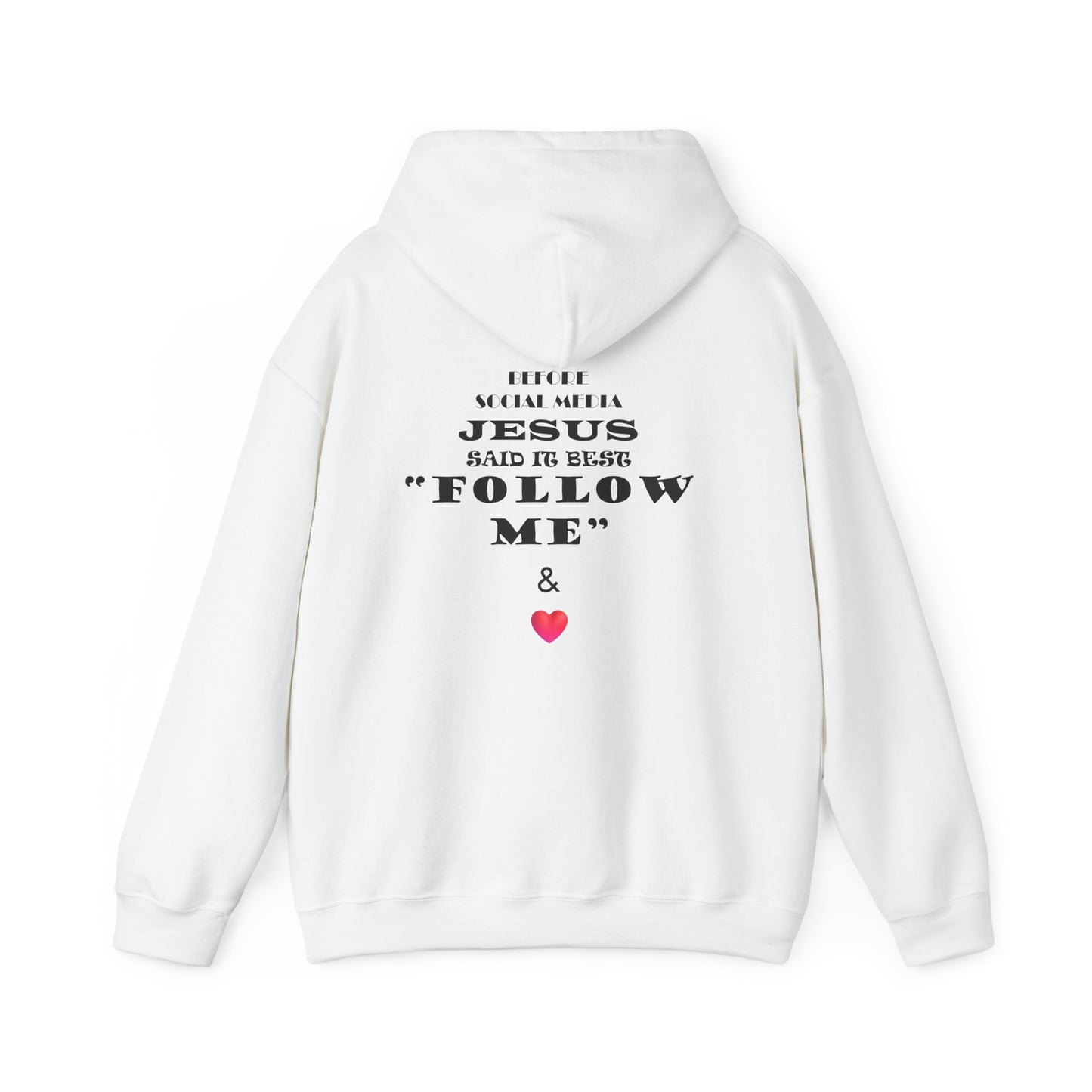 Not Me But HIM - Faith - Inspired Unisex Heavy Blend Hooded Sweatshirt
