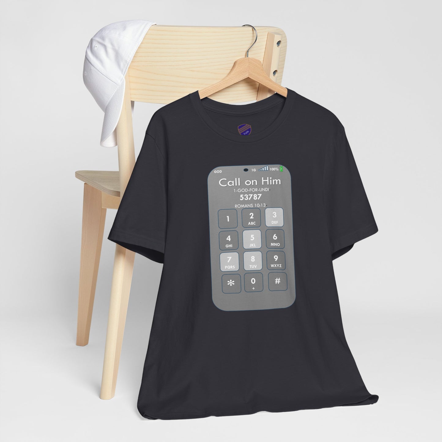 Call on Him - Faith - Inspired Jersey Short Sleeve Shirt