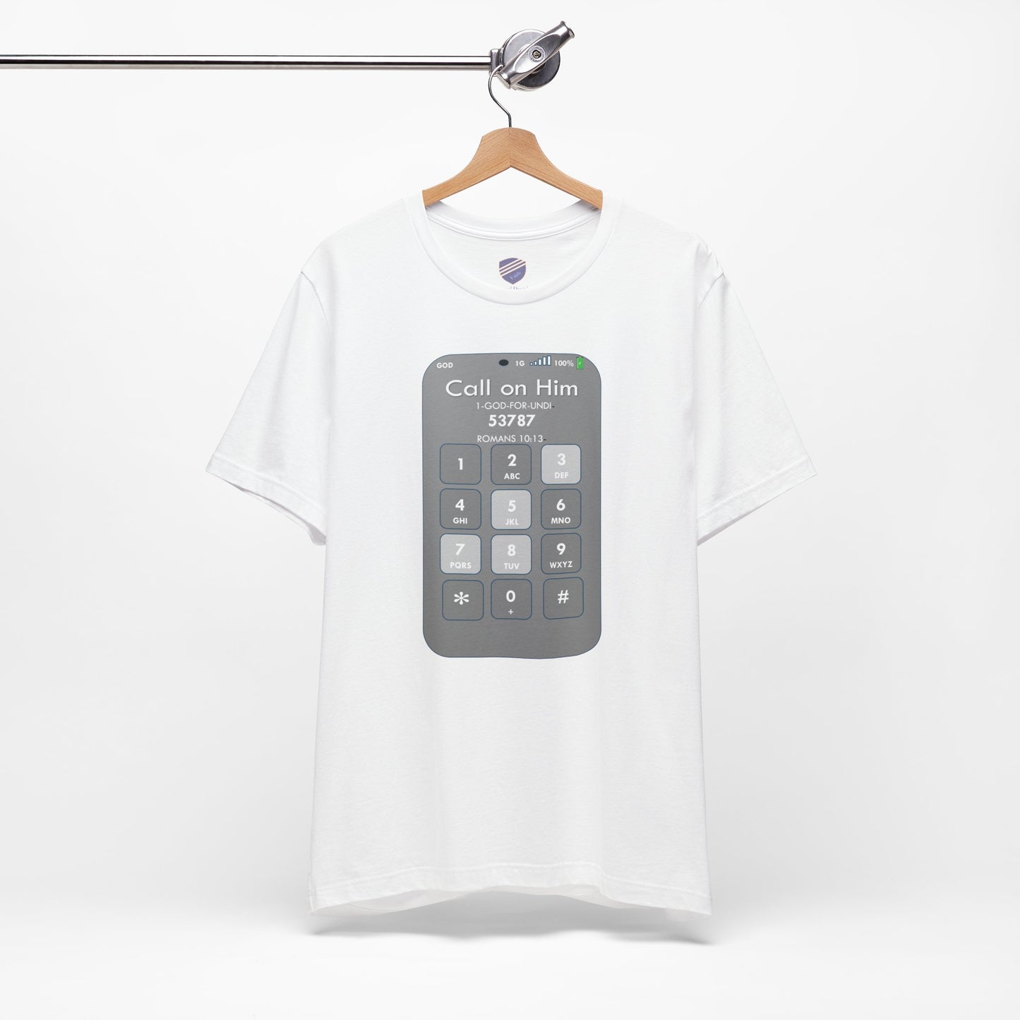 Call on Him - Faith - Inspired Jersey Short Sleeve Shirt