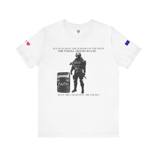 Full Armor of God - Faith - Inspired Unisex Jersey Tee