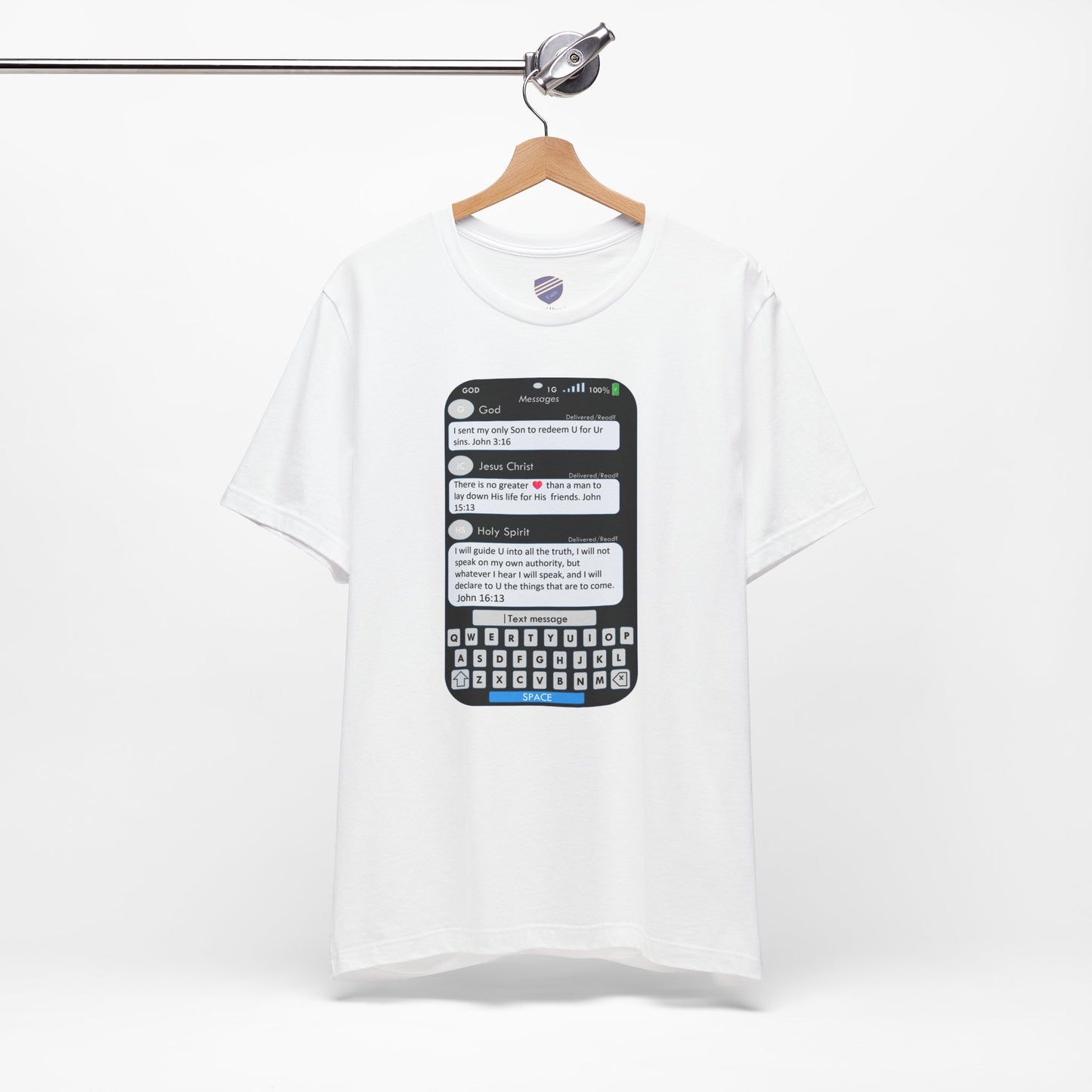 Text Message - Faith - Inspired Unisex Jersey Tee