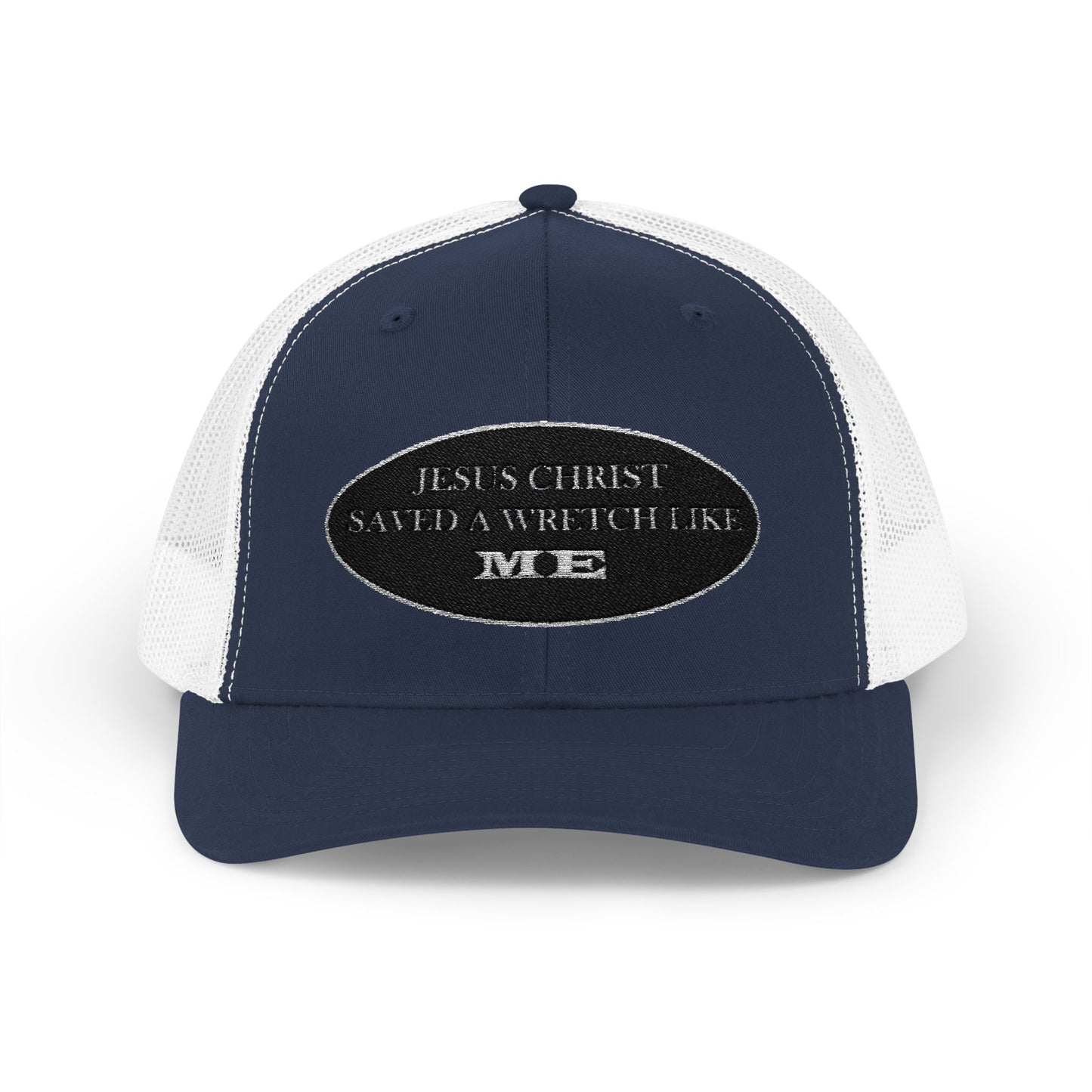 Saved Me (B&W) - Faith - Inspired Snapback Trucker Cap