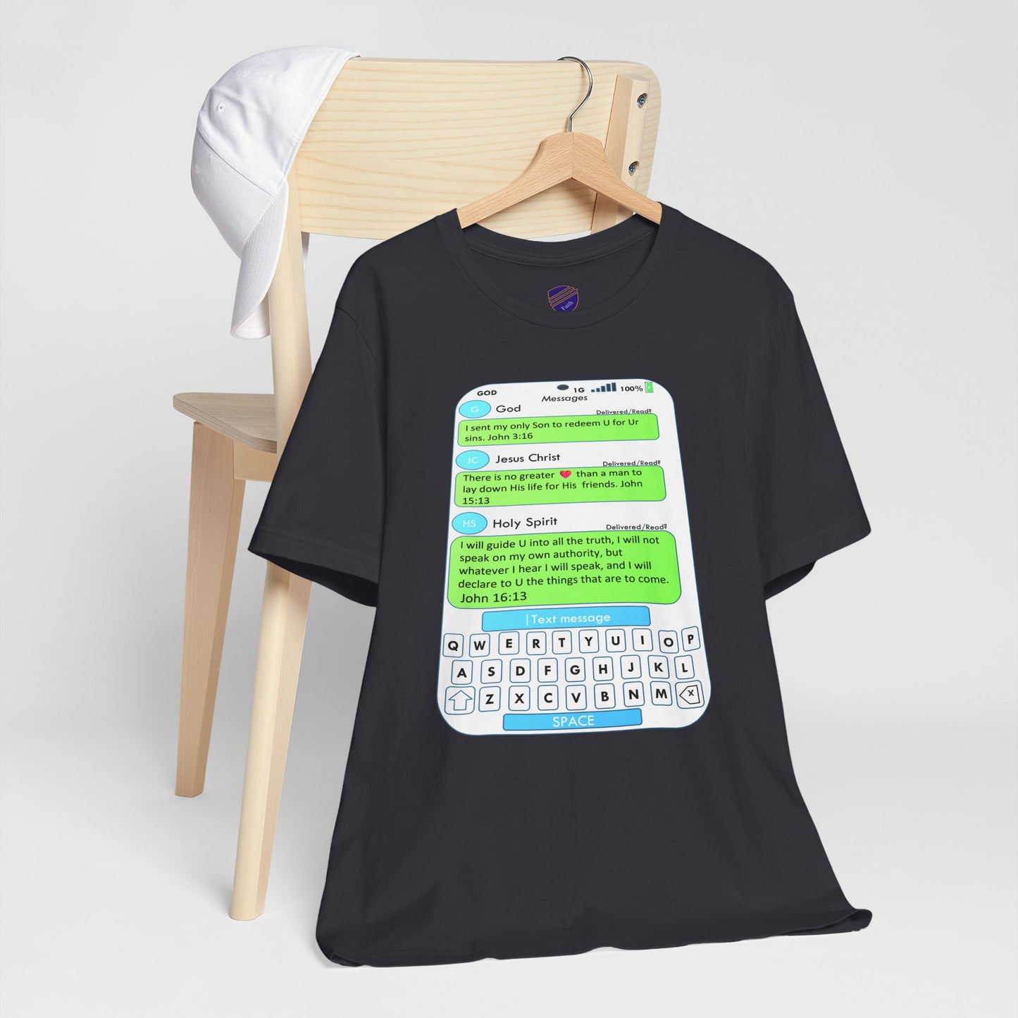 Text Message - Faith - Inspired Unisex Jersey Tee