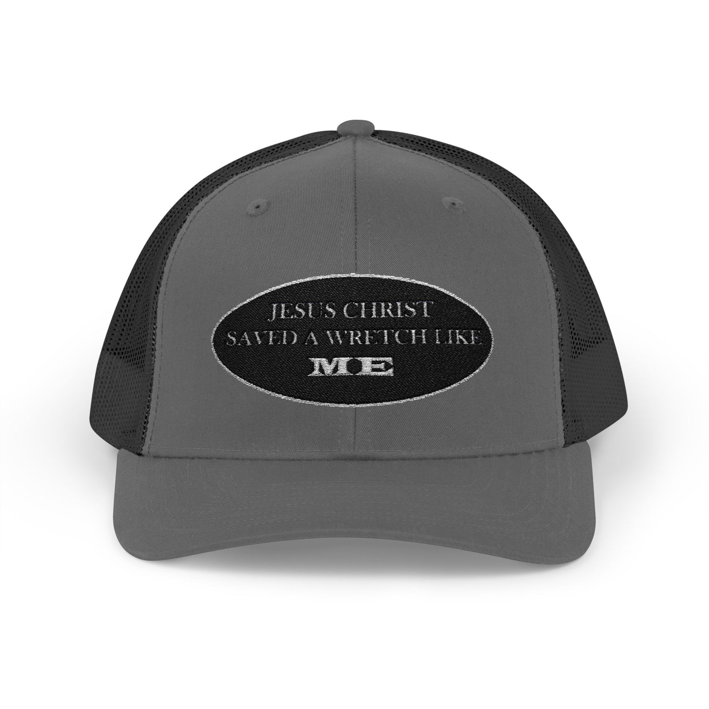 Saved Me (B&W) - Faith - Inspired Snapback Trucker Cap