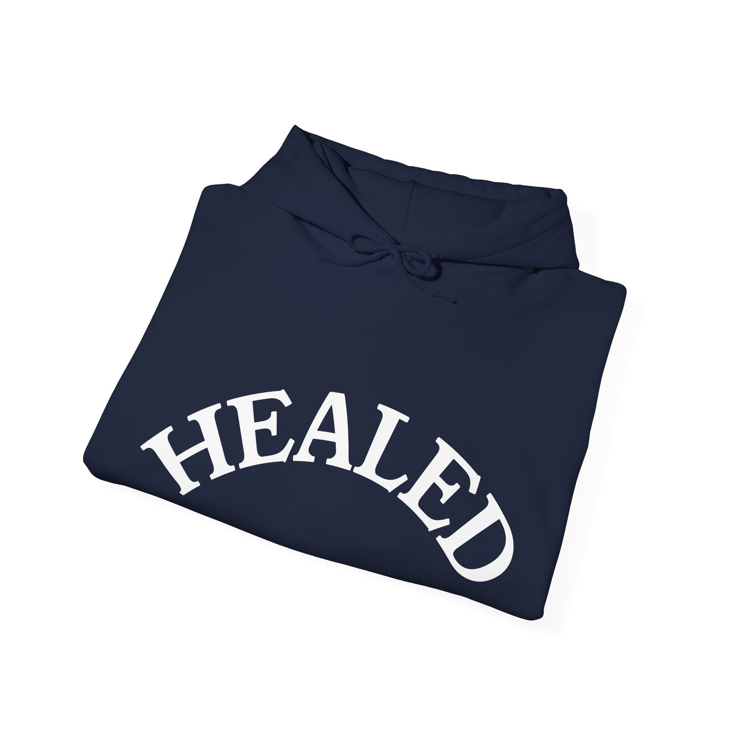 Healed under the Hood - Faith - Inspired Unisex Heavy Blend Hooded Sweatshirt