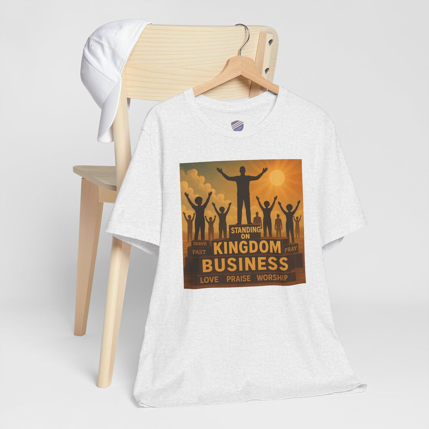 Kingdom Business - Faith - Inspired Unisex Jersey Short Sleeve Shirt