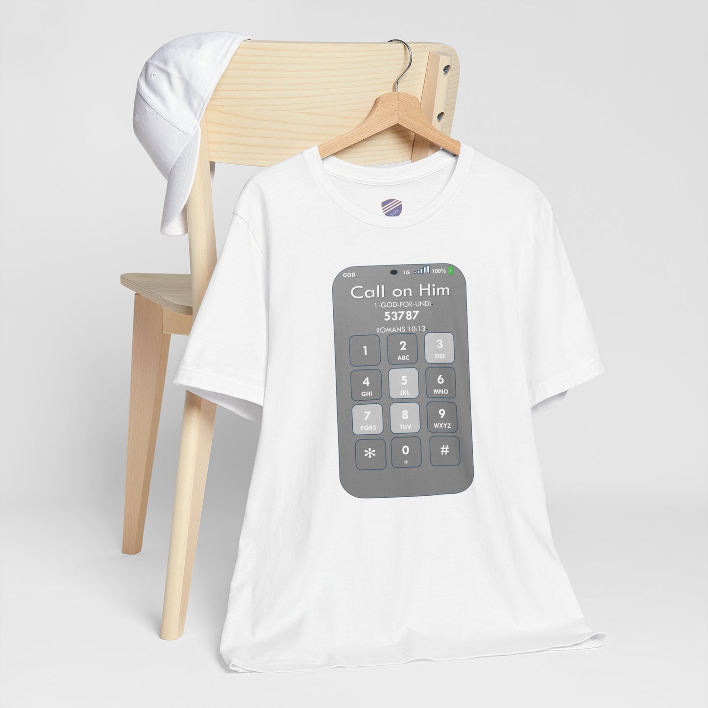 Call on Him - Faith - Inspired Jersey Short Sleeve Shirt