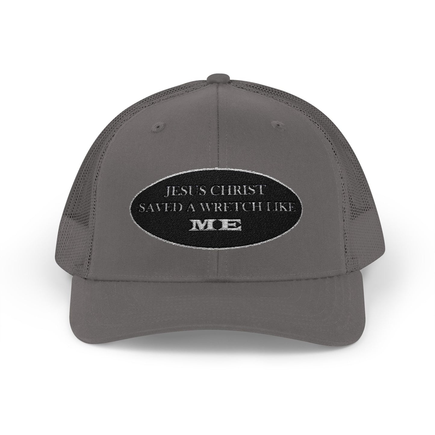 Saved Me (B&W) - Faith - Inspired Snapback Trucker Cap
