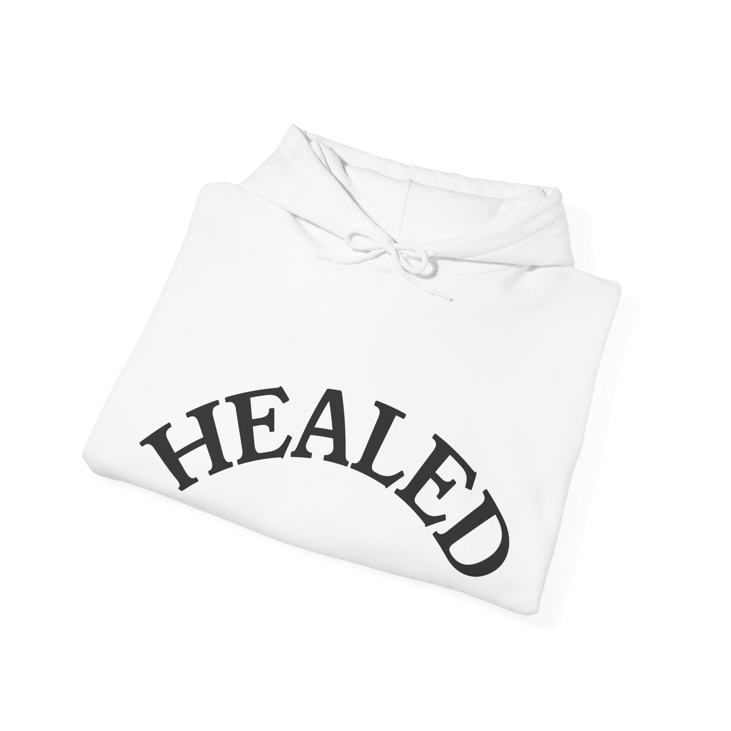 Healed under the Hood - Faith - Inspired Unisex Heavy Blend Hooded Sweatshirt