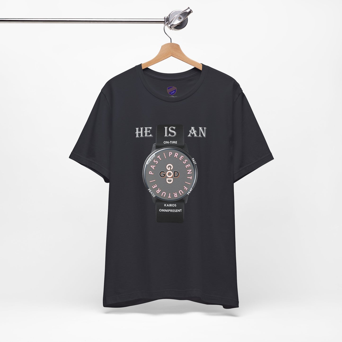 On-Time God - Faith - Inspired Unisex Jersey Short Sleeve Tee