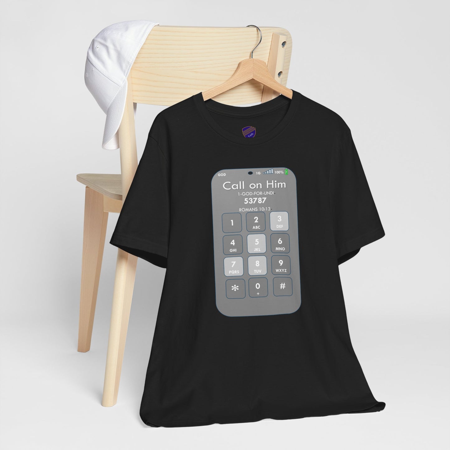 Call on Him - Faith - Inspired Jersey Short Sleeve Shirt