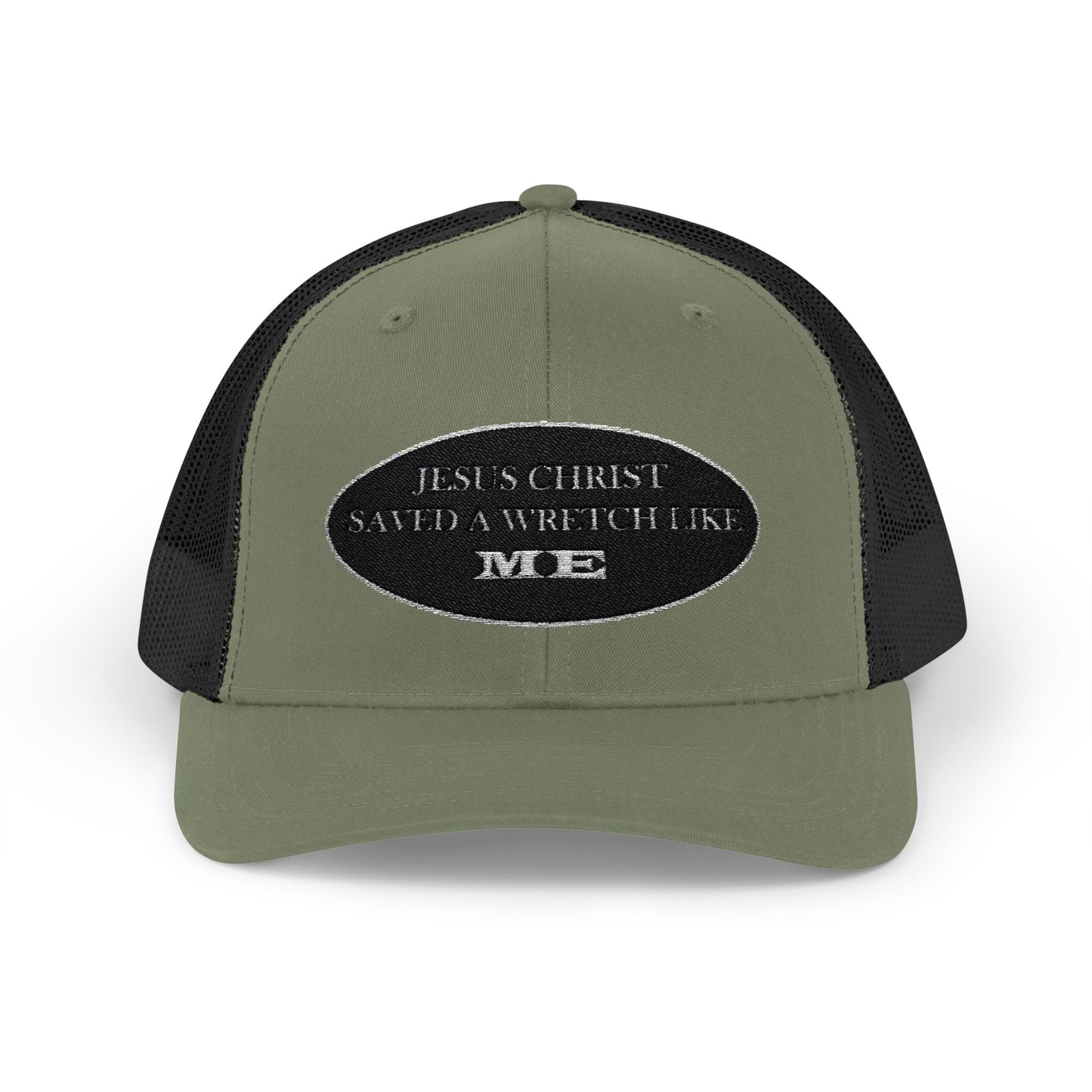 Saved Me (B&W) - Faith - Inspired Snapback Trucker Cap