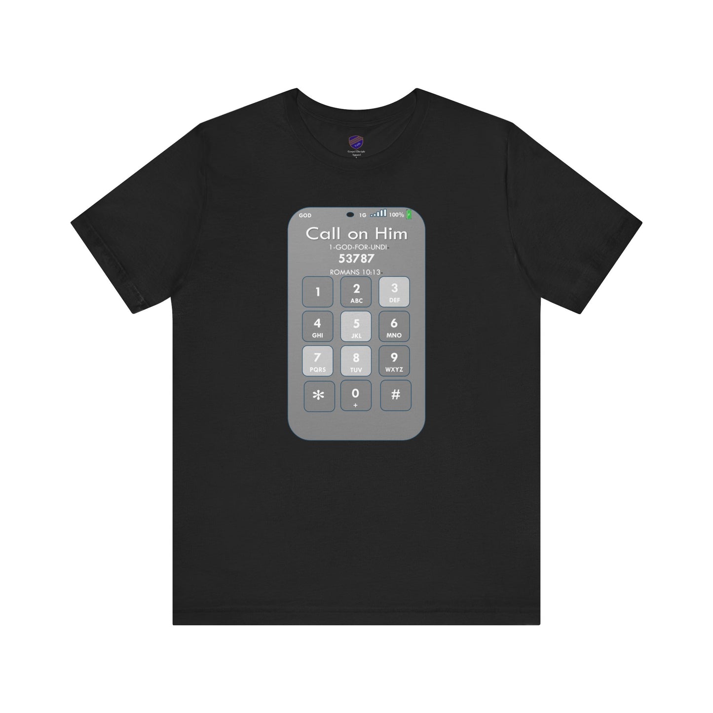 Call on Him - Faith - Inspired Jersey Short Sleeve Shirt