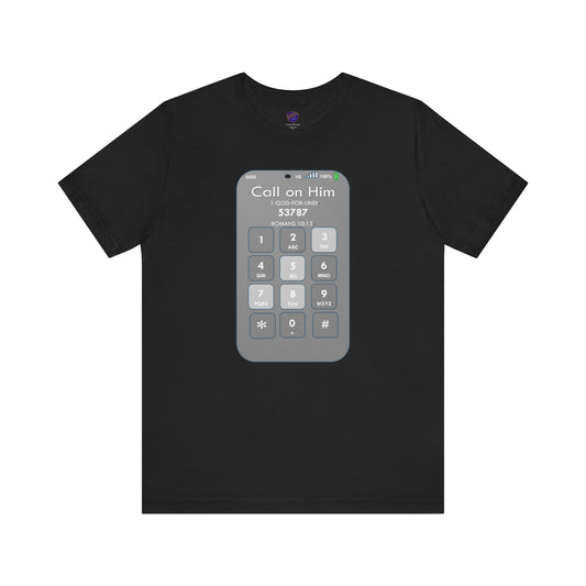 Call on Him - Faith - Inspired Jersey Short Sleeve Shirt
