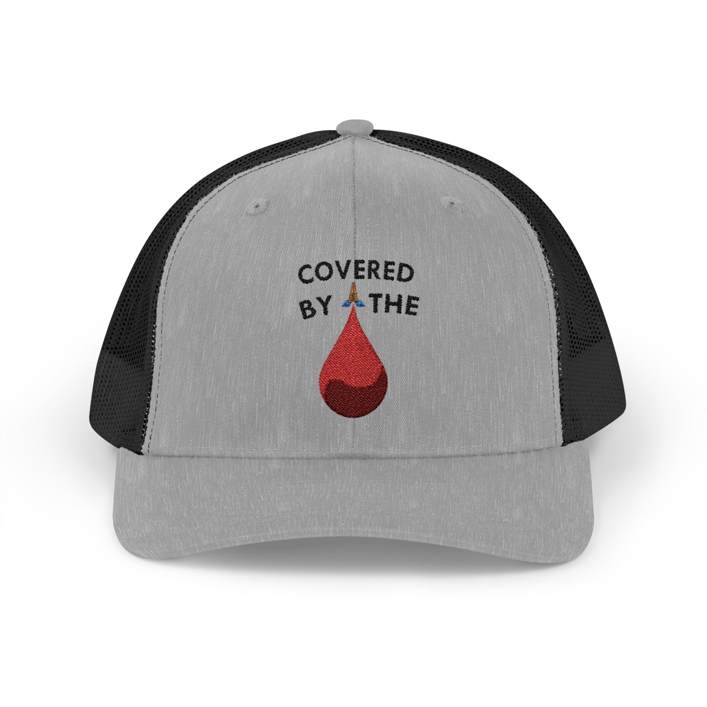 Covered by the Blood - Faith - Inspired - Snapback Trucker Cap