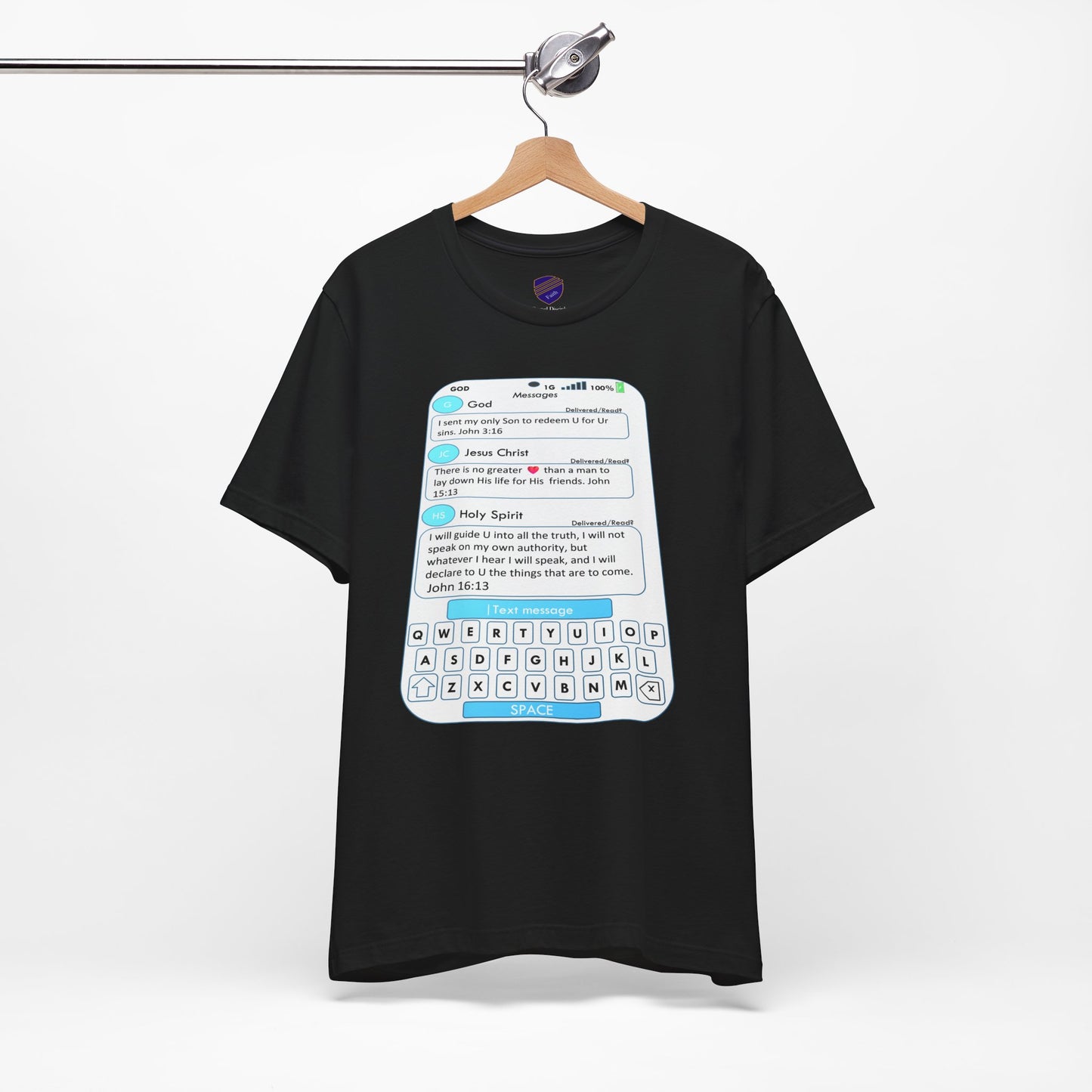 Text Message - Faith - Inspired Unisex Jersey Tee