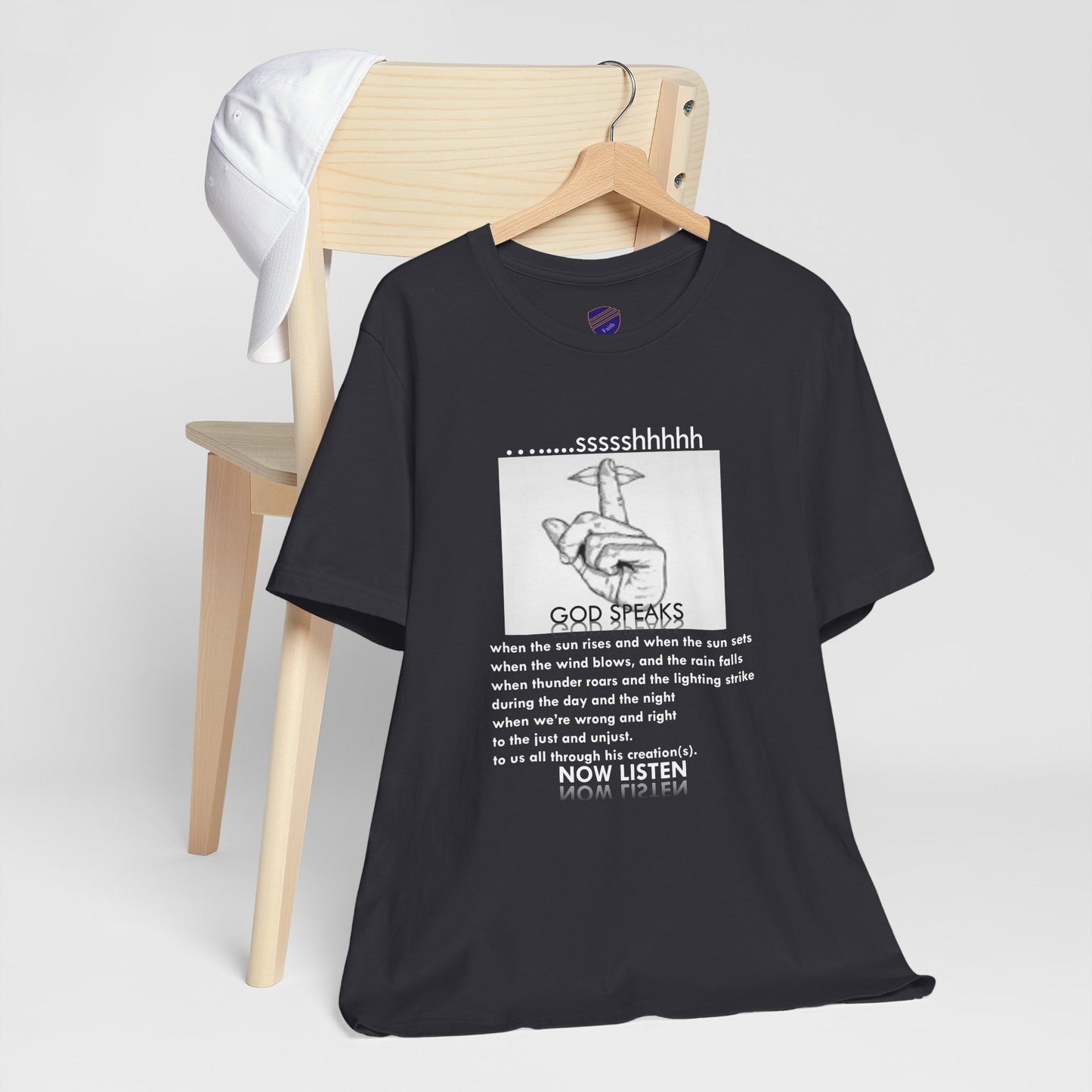 God Speaks - Faith - Inspired Unisex Jersey Tee