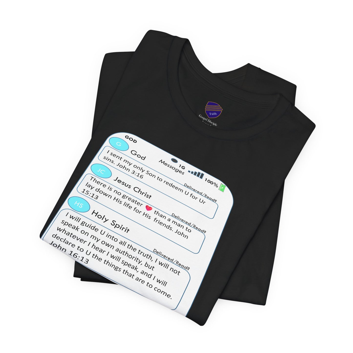 Text Message - Faith - Inspired Unisex Jersey Tee