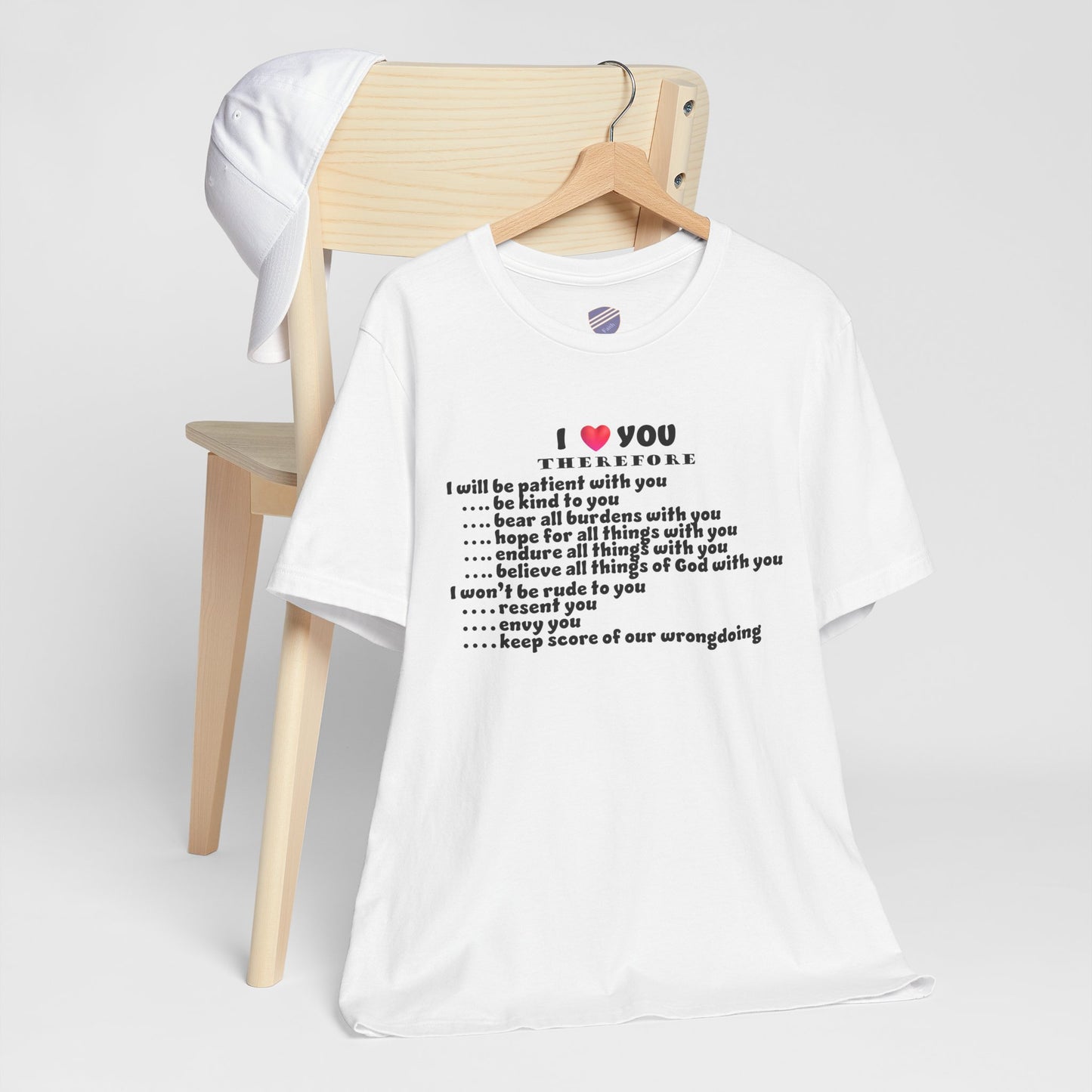 Love - Faith - Inspired Unisex Jersey Short Sleeve Tee