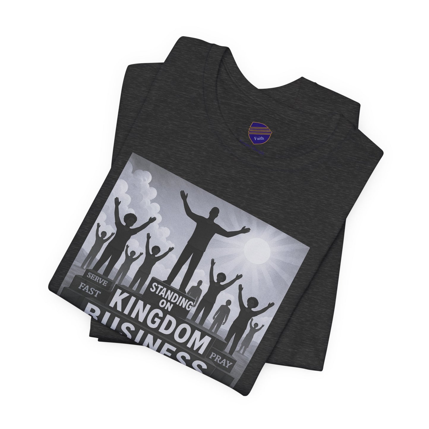 "Standing On Kingdom Business" - Faith - Inspired Unisex Jersey Short Sleeve Shirt
