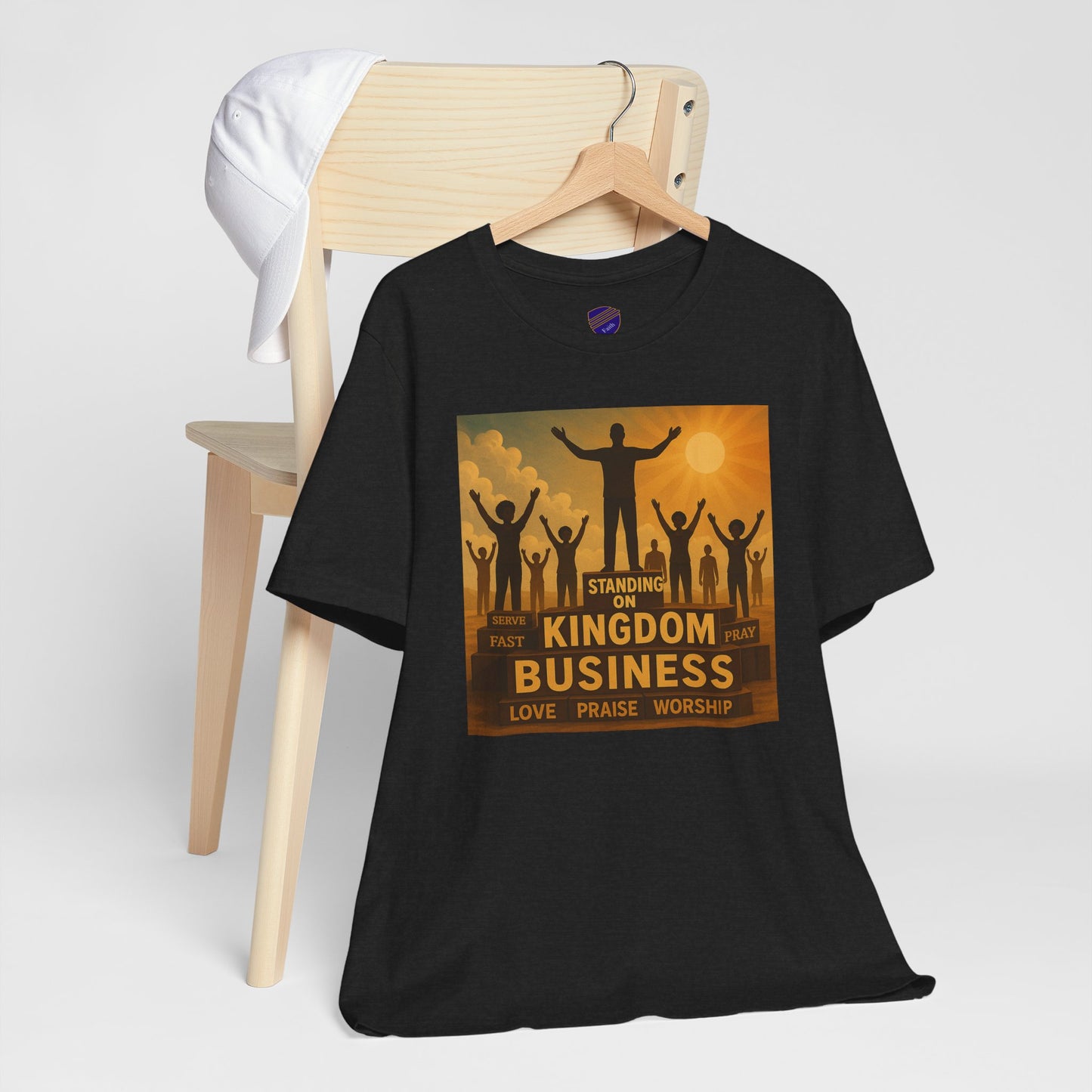 Kingdom Business - Faith - Inspired Unisex Jersey Short Sleeve Shirt